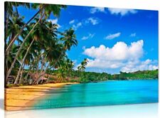 Paradise beach canvas for sale  LONDON