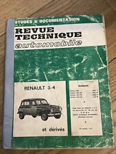 REVUE TECHNIQUE Renault 4 L R 3 1962 168 R3 R5 L 680 800 Cm3 R 1120 1121 R4 L R4 comprar usado  Enviando para Brazil