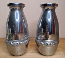 Pair vintage chrome for sale  LONDON