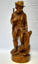 Holzskulptur jäger erlegten gebraucht kaufen  Bad Tölz