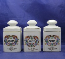 Vtg ceramic apothecary for sale  USA