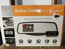 Câmera de backup Yada com monitor de espelho de 3,5" câmera de visão traseira de carro nova caixa aberta  comprar usado  Enviando para Brazil