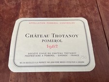 Etiquette chateau trotanoy d'occasion  Nantes-