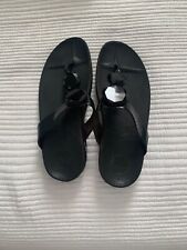 Fitflop black sandals for sale  ILFORD