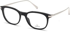 Armação de óculos ópticos de plástico preto brilhante OMEGA OM 5013 001 53-18-145 Itália comprar usado  Enviando para Brazil