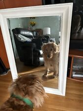 Mirror white wood for sale  Springfield
