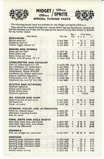 austin healey sprite parts for sale  UK