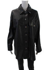 zara black leather jacket women for sale  Hatboro