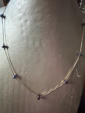 Collana oro zaffiri usato  Roma