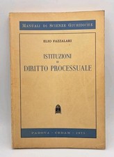 Istituzioni diritto processual usato  Fonte Nuova