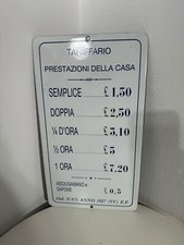 Tabella listino prezzi usato  Seregno