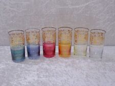 CQSEY - 6 X Vaso De Jugo Diseño Vaso De Agua Bohemio - Vintage - 13,5 Cm comprar usado  Enviando para Brazil