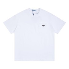 Camiseta Pra triangular bolso branca manga curta, usado comprar usado  Enviando para Brazil