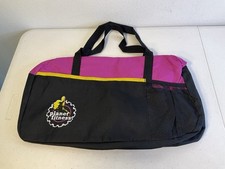 Usado, Bolsa de ginástica PLANET FITNESS preta e fúcsia. 18”x10”x8”. NOVO. comprar usado  Enviando para Brazil