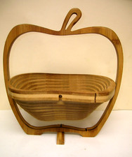 Apple shaped basket for sale  Lonaconing