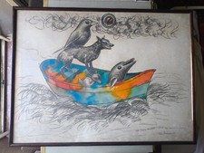 Stupendo disegno acquerellato usato  Terni