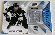 NHL Card-Quinton Byfield-Silver Rookie Materials-UD2 2021-22-Kings comprar usado  Enviando para Brazil
