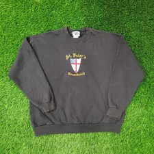 Moletom Vintage St-Peter Brentwood Extra Grande 25x27 Preto comprar usado  Enviando para Brazil