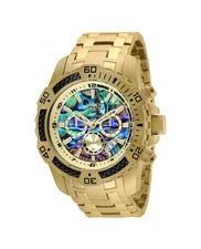 Invicta 51mm Pro Diver relógio masculino cronógrafo SCUBA mostrador ABALONE folheado a ouro comprar usado  Enviando para Brazil