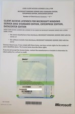 🔐 Licence Microsoft Dell Windows Server CAL 2003 5 Clients Device 💻 comprar usado  Enviando para Brazil
