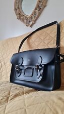 Zatchels black leather for sale  PETERBOROUGH