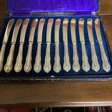Cased set silver for sale  WEDMORE