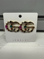 Brincos GG multicoloridos tachas grandes LINDOS comprar usado  Enviando para Brazil