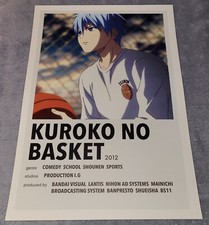 Affiche manga kuroko d'occasion Affiche manga kuroko d'occasion  Sennecey-le-Grand