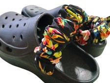 Black floral croc for sale  DURHAM