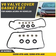 Usado, CONJUNTO DE JUNTAS DE TAMPA DE VÁLVULA PARA ACURA HONDA V6 3,5L 12030R70A00 + 12050R70A00 comprar usado  Enviando para Brazil