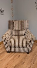 Striped armchair sofology for sale  COVENTRY