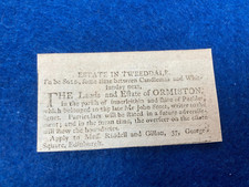Ormiston estate peebles for sale  SKIPTON