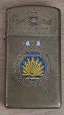Brass zippo hmcs for sale  BUSHEY