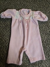 Usado, Macacão listrado vintage Carter’s Baby Girl Romper 3M rosa Gingham Bow Smocked EUA comprar usado  Enviando para Brazil