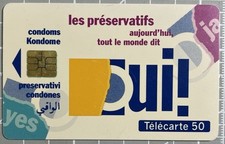 Télécarte préservatifs oui d'occasion  Monaco