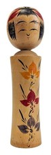 Boneca tradicional japonesa de madeira 21cm 8,3" vintage 1989 assinada por Naruko Kokeshi, usado comprar usado  Enviando para Brazil