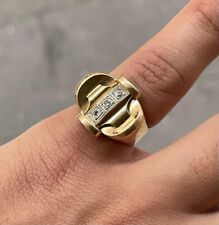 Bague chevalière jaune d'occasion  Paris XII