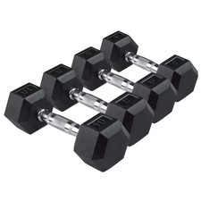 Pair hex dumbbells for sale  LONDON