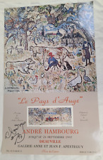 Hambourg affiche vintage d'occasion  Yffiniac