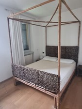 Letto matrimoniale bambù usato  Bergamo