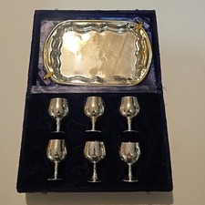 Antique epns goblets for sale  BANGOR