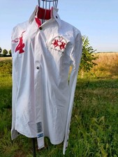 Weißes hemd langarm gebraucht kaufen  Würselen