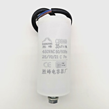 Usado, Capacitor de corrida CBB60 35uF 450V AC 50/60Hz 45x98mm com parafuso prisioneiro de fixação M8 comprar usado  Enviando para Brazil