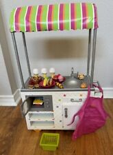 Carrinho de lanche American Girl campus suporte para cachorro-quente com acessórios comprar usado  Enviando para Brazil