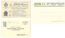 Biglietti pubblicitari anni usato  Bologna