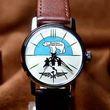 Relógio de pulso soviético Pobeda Buran vintage mecânico militar masculino URSS comprar usado  Enviando para Brazil