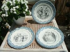 Assiettes parlantes sarreguemi d'occasion  Saint-Louis
