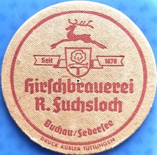 Alter bierdeckel hirschbrauere gebraucht kaufen  Balingen