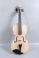 Kits de viola 5 cordas 4/4 bordo traseiro tampa de abeto encaixe de ébano faça você mesmo inacabado comprar usado  Enviando para Brazil