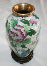 Cloissoné emaille vase gebraucht kaufen  Deuerling